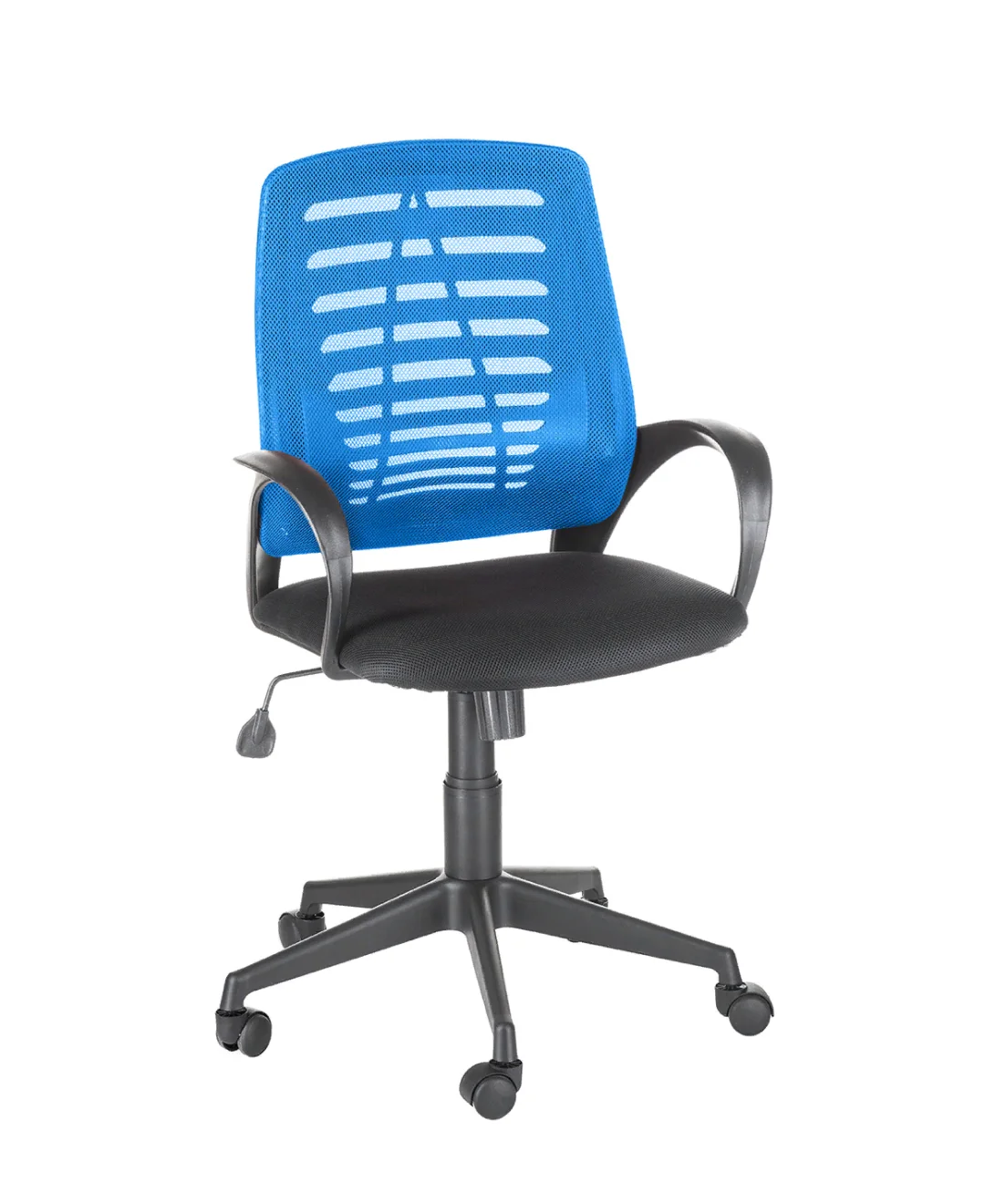 Кресло Ирис TW- синяя/TW-черн в Кургане - kurgan.mebel-tymen.ru | фото