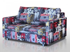 Диван Реал 140 с подлокотниками мьюзик в Кургане - kurgan.mebel-tymen.ru | фото