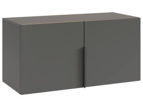 Антресоль двухдверная L800 Баско графит в Кургане - kurgan.mebel-tymen.ru | фото