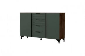 Брента Комод 4 ящика 2 двери Оливковый в Кургане - kurgan.mebel-tymen.ru | фото