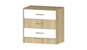 Детская Буратино Комод сонома/белый в Кургане - kurgan.mebel-tymen.ru | фото