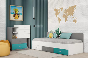 Детская Клео ОК-4, графит, миндаль, океан Диал в Кургане - kurgan.mebel-tymen.ru | фото