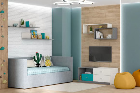 Детская Клео ОК-6, графит, миндаль, океан Диал в Кургане - kurgan.mebel-tymen.ru | фото