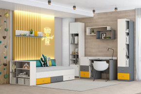 Детская Клео С-2, графит, миндаль, солнечный Диал в Кургане - kurgan.mebel-tymen.ru | фото