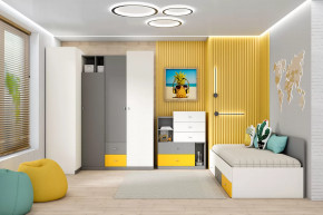 Детская Клео С-3, графит, миндаль, солнечный Диал в Кургане - kurgan.mebel-tymen.ru | фото