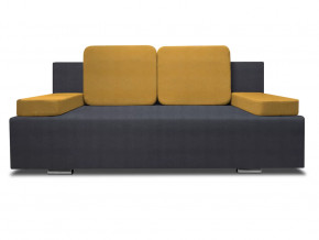 Диван Анри Shaggy Grafit-Shaggy Mustard кат. 2 в Кургане - kurgan.mebel-tymen.ru | фото