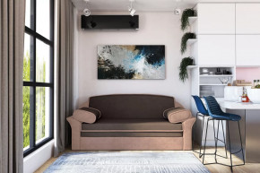 Диван-кровать "Рик-1400" каппучино/пудра в Кургане - kurgan.mebel-tymen.ru | фото