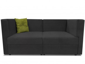 Диван модульный прямой Бергамо две секции Dream Grafit кат. 3 в Кургане - kurgan.mebel-tymen.ru | фото