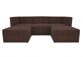 Диван модульный угловой Бергамо пять секций Dream Chocolate кат. 3 в Кургане - kurgan.mebel-tymen.ru | фото