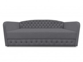 Диван-софа Гарвард-2 с каретной стяжкой Bingo Grafit кат.1 в Кургане - kurgan.mebel-tymen.ru | фото