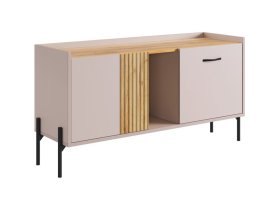 Тумба Доминика кашемир/дуб крафт золотой в Кургане - kurgan.mebel-tymen.ru | фото