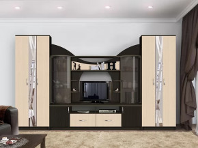 Гостиная Аллегро, вариант 5, венге Linum/дуб белфорт в Кургане - kurgan.mebel-tymen.ru | фото