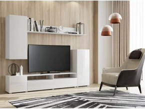 Гостиная Лира МДФ белый глянец в Кургане - kurgan.mebel-tymen.ru | фото