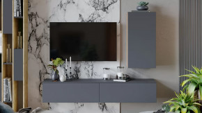 Гостиная «Порто» №5 Яблоня Беллуно, Графит софт в Кургане - kurgan.mebel-tymen.ru | фото