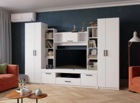 Гостиная СИДНЕЙ-2 (ш3000*г470*в2000мм), ЛДСП Белый в Кургане - kurgan.mebel-tymen.ru | фото