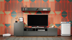 Гостиная «Сильвия» Серый в Кургане - kurgan.mebel-tymen.ru | фото