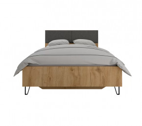 GRACE кровать LOZ120х200 (Дуб наварра/Графит) в Кургане - kurgan.mebel-tymen.ru | фото