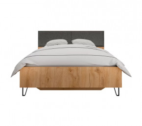 GRACE кровать LOZ160х200 (Дуб наварра/ Графит) в Кургане - kurgan.mebel-tymen.ru | фото