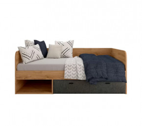 GRACE кровать LOZ90 (Дуб наварра/Графит) в Кургане - kurgan.mebel-tymen.ru | фото