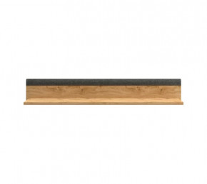 GRACE полка POL140 (Дуб наварра/Графит) в Кургане - kurgan.mebel-tymen.ru | фото