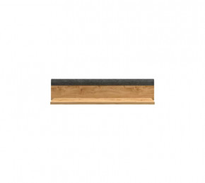 GRACE полка POL98 (Дуб наварра/Графит) в Кургане - kurgan.mebel-tymen.ru | фото