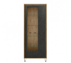 GRACE шкаф REG2W (Дуб наварра/Графит) в Кургане - kurgan.mebel-tymen.ru | фото