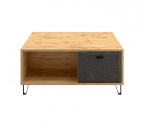 GRACE стол журнальный LAW2D (Дуб наварра/Графит) в Кургане - kurgan.mebel-tymen.ru | фото