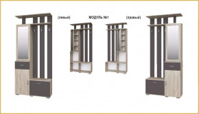 "ИМИДЖ" модуль №01, шкаф-вешалка с зеркалом в Кургане - kurgan.mebel-tymen.ru | фото