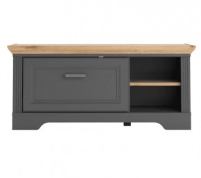 JASMIN тумба KOM1S (Графит/ Дуб артизан ) в Кургане - kurgan.mebel-tymen.ru | фото