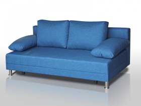 Диван Комфорт без подлокотников 4 подушки denim в Кургане - kurgan.mebel-tymen.ru | фото