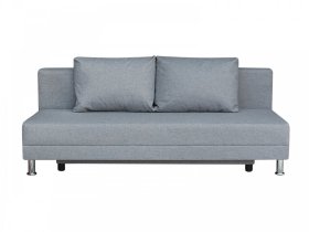Диван Комфорт Лайт без подлокотников 2 подушки грей в Кургане - kurgan.mebel-tymen.ru | фото
