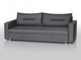 Диван Комфорт с прямыми подлокотниками графит в Кургане - kurgan.mebel-tymen.ru | фото