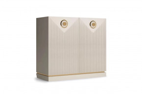 Комод 2-дверный "Капри" Сатин/Сатин в Кургане - kurgan.mebel-tymen.ru | фото