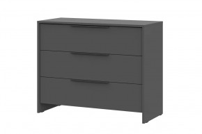 Комод 3 ящика Камелия 1 Серия 2, графит в Кургане - kurgan.mebel-tymen.ru | фото