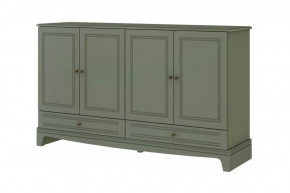 Комод 4 двери + 2 ящика Лорето Лак Зелёный самшит в Кургане - kurgan.mebel-tymen.ru | фото