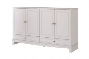 Комод 4 двери + 2 ящика Лорето Персидский жемчуг/Лак Льняной в Кургане - kurgan.mebel-tymen.ru | фото