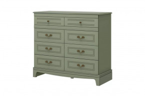 Комод 8 ящиков Лорето Лак Зелёный самшит в Кургане - kurgan.mebel-tymen.ru | фото