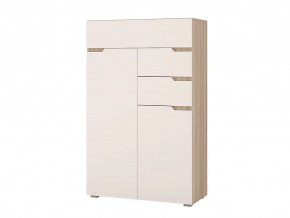 Комод Анталия Сонома-Белый софт в Кургане - kurgan.mebel-tymen.ru | фото