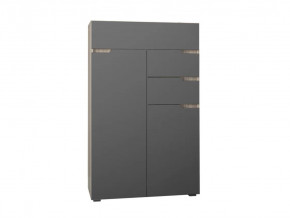 Комод Анталия Сонома-Графит софт в Кургане - kurgan.mebel-tymen.ru | фото