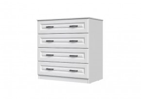 Комод "Кантри" 4 ящика, белый в Кургане - kurgan.mebel-tymen.ru | фото