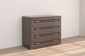 Комод Кэт-4 4 ящика Венге Диал в Кургане - kurgan.mebel-tymen.ru | фото