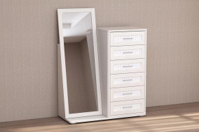Комод Кэт-4, 6 ящиков с зеркалом Диал в Кургане - kurgan.mebel-tymen.ru | фото