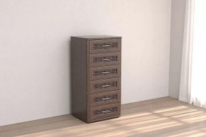 Комод Кэт-4 6 ящиков Венге Диал в Кургане - kurgan.mebel-tymen.ru | фото