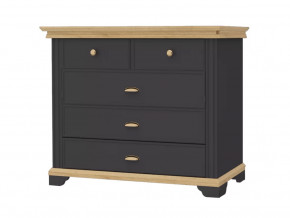 Комод Лиана-1 Дуб Крафт Золотой/Графит в Кургане - kurgan.mebel-tymen.ru | фото