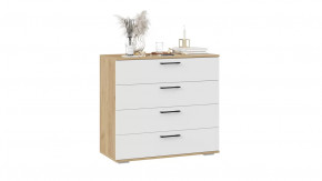 Комод «Нео» Дуб Крафт золотой, Белый в Кургане - kurgan.mebel-tymen.ru | фото