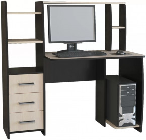 Компьютерный стол КЛ №6.3 Венге/Дуб молочный в Кургане - kurgan.mebel-tymen.ru | фото