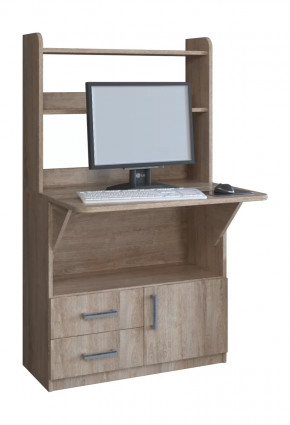 Компьютерный стол СП-1 Дуб баррик в Кургане - kurgan.mebel-tymen.ru | фото