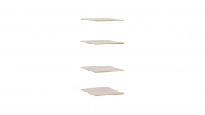 Комплект полок Яблоня Беллуно в Кургане - kurgan.mebel-tymen.ru | фото