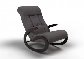 Кресло-качалка Мальта ткань галька в Кургане - kurgan.mebel-tymen.ru | фото