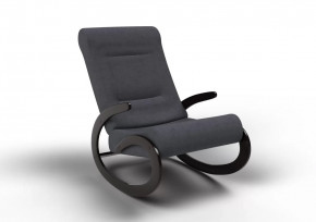 Кресло-качалка Мальта ткань графит в Кургане - kurgan.mebel-tymen.ru | фото